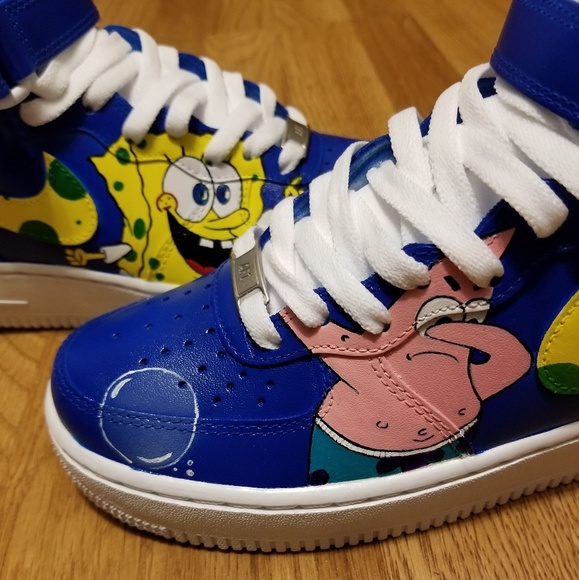 Nike Shoes Custom Patrick And Spongebob Squarepants Nikes Poshmark